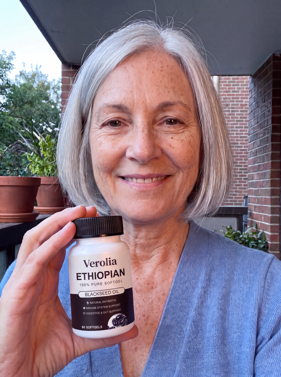 Caytlin K. with Verolia black seed oil